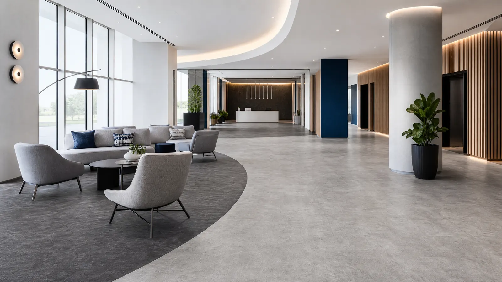 Commercial flooring environment